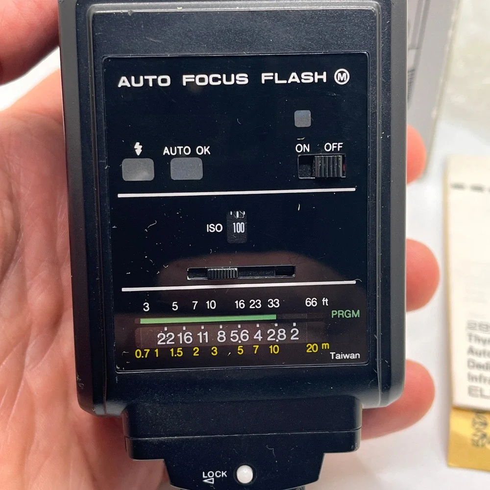 URA 2800ADM Auto Focus Flash 2800AD Series For‎ Minolta Maxxum W/ Box Manual
